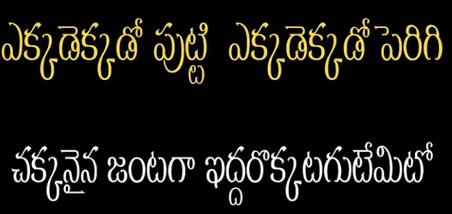 Ekkadekkado Putti Song Lyrics